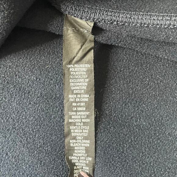 Ralph Lauren RLX Blue Fleece Sweatshirt Sz XL Men's 1/4 Zip Mock Neck Pockets - Picture 6 of 7